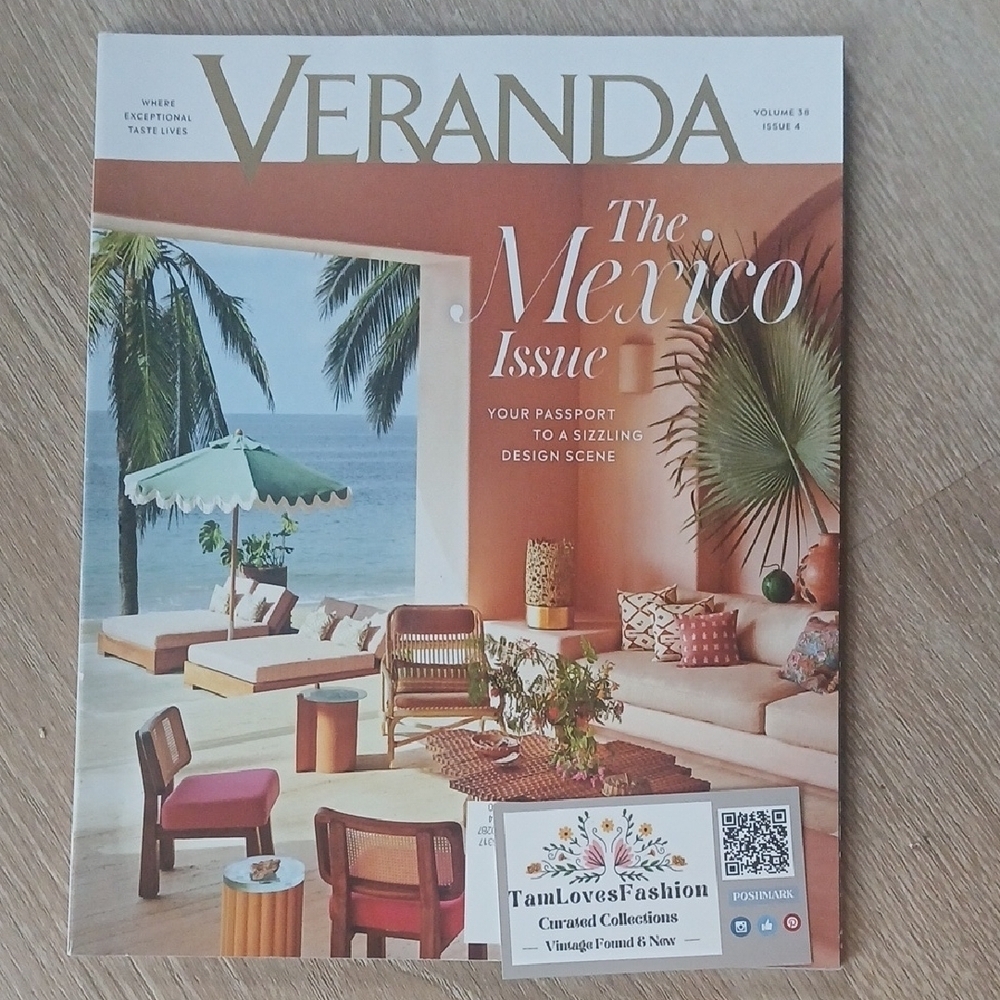 Veranda Magazine - The Mexico Issue July-Aug 2024 Lifestyle Design Art Vibrant